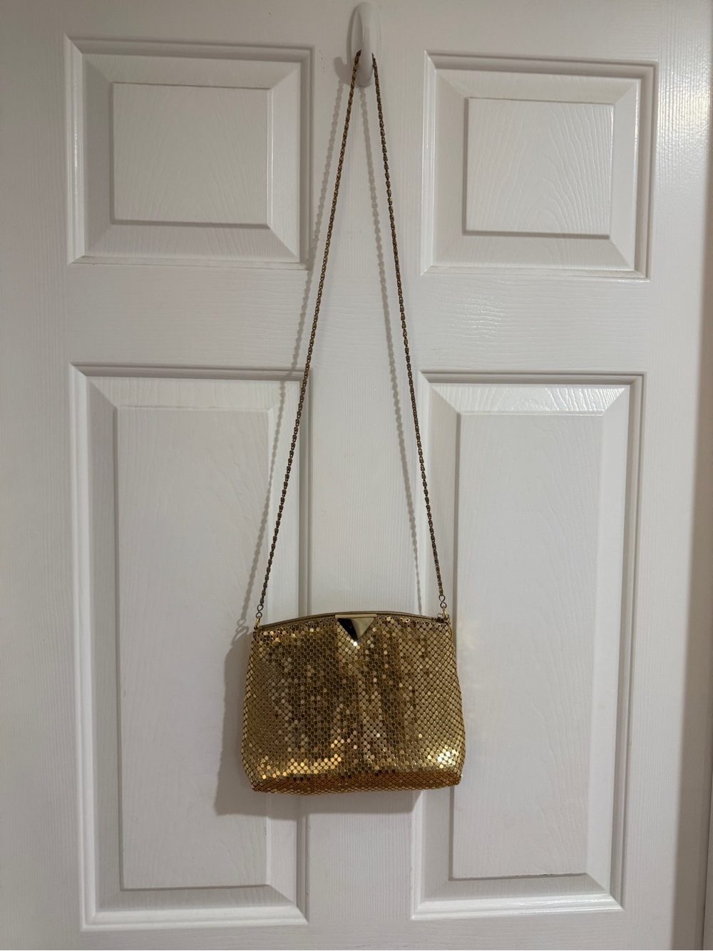 Vintage Bags my Marlo Shiny Gold Bag